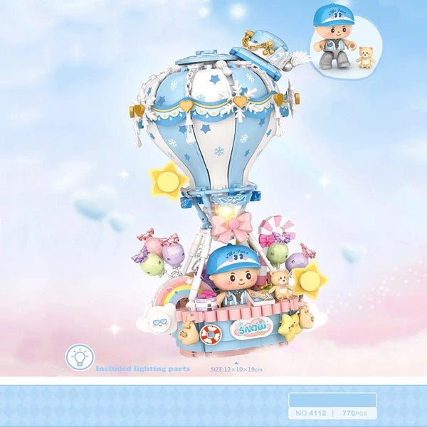 Planet Gates Mini city Street view Architectural landscape model Creative folding blocks toy Takoyaki Shop Coffee shop Christmas gift