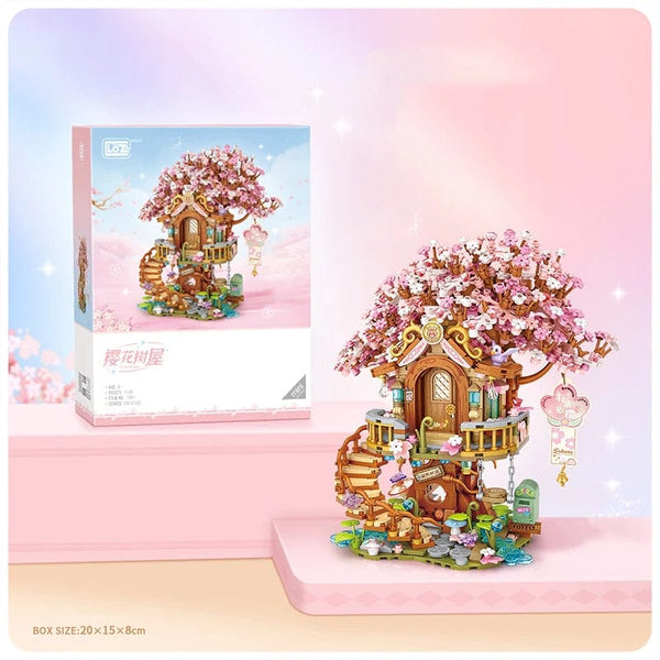 Planet Gates Mini city Street view Architectural landscape model Creative folding blocks toy Takoyaki Shop Coffee shop Christmas gift