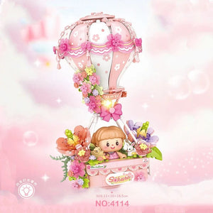 Planet Gates Mini city Street view Architectural landscape model Creative folding blocks toy Takoyaki Shop Coffee shop Christmas gift