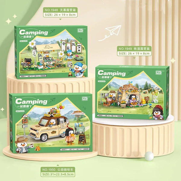 Planet Gates Mini city Street view Architectural landscape model Creative folding blocks toy Takoyaki Shop Coffee shop Christmas gift