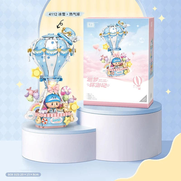 Planet Gates Mini city Street view Architectural landscape model Creative folding blocks toy Takoyaki Shop Coffee shop Christmas gift