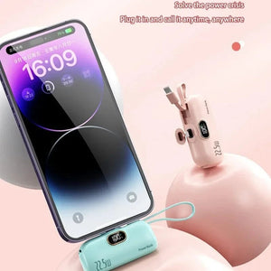 Planet Gates Mini Convenient Mobile Power Bank 30000mah Portable Fast Charging Suitable For iPhone 16  Samsung Xiaomi External Battery