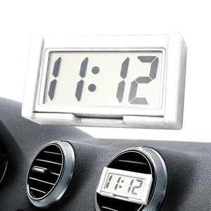 Planet Gates Mini Digital Clock Large Screen Car Dashboard Electronic Clock Self-adhesive Mini Clock Durable Car Clock For Truck Dashboard