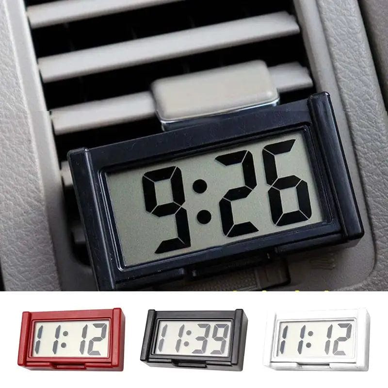 Planet Gates Mini Digital Clock Large Screen Car Dashboard Electronic Clock Self-adhesive Mini Clock Durable Car Clock For Truck Dashboard