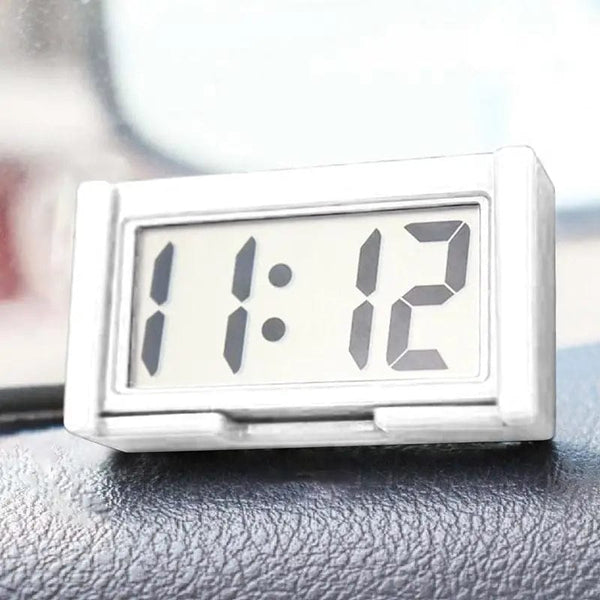 Planet Gates Mini Digital Clock Large Screen Car Dashboard Electronic Clock Self-adhesive Mini Clock Durable Car Clock For Truck Dashboard