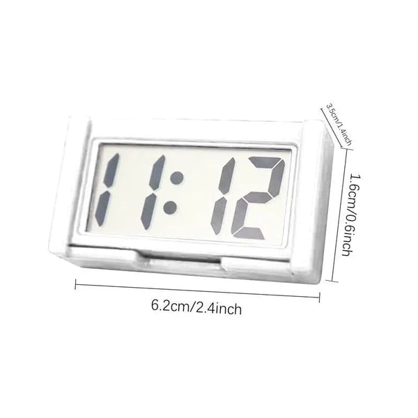 Planet Gates Mini Digital Clock Large Screen Car Dashboard Electronic Clock Self-adhesive Mini Clock Durable Car Clock For Truck Dashboard