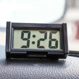 Planet Gates Mini Digital Clock Large Screen Car Dashboard Electronic Clock Self-adhesive Mini Clock Durable Car Clock For Truck Dashboard