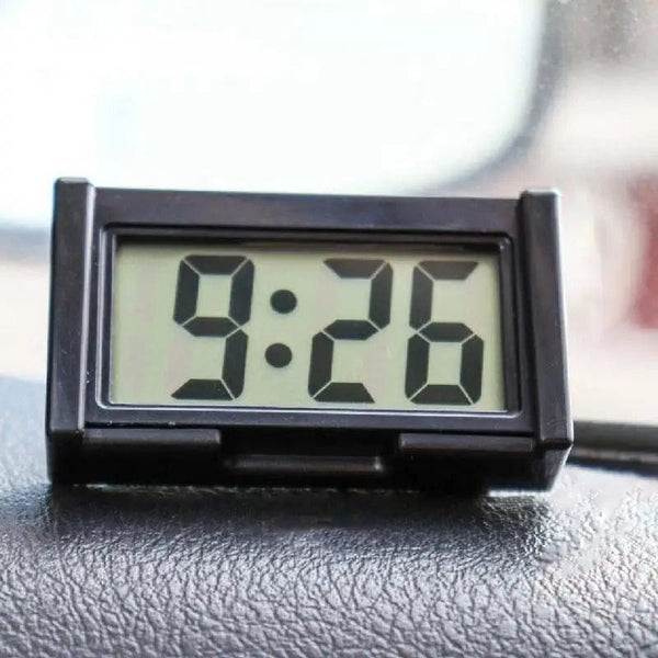 Planet Gates Mini Digital Clock Large Screen Car Dashboard Electronic Clock Self-adhesive Mini Clock Durable Car Clock For Truck Dashboard