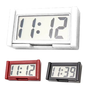 Planet Gates Mini Digital Clock Large Screen Car Dashboard Electronic Clock Self-adhesive Mini Clock Durable Car Clock For Truck Dashboard