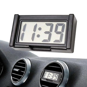 Planet Gates Mini Digital Clock Large Screen Car Dashboard Electronic Clock Self-adhesive Mini Clock Durable Car Clock For Truck Dashboard