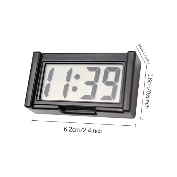 Planet Gates Mini Digital Clock Large Screen Car Dashboard Electronic Clock Self-adhesive Mini Clock Durable Car Clock For Truck Dashboard