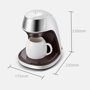 Planet Gates Mini Electric Drip Coffee Maker American Drip Coffee Maker One Button Operation Coffee Maker Coffee Tools