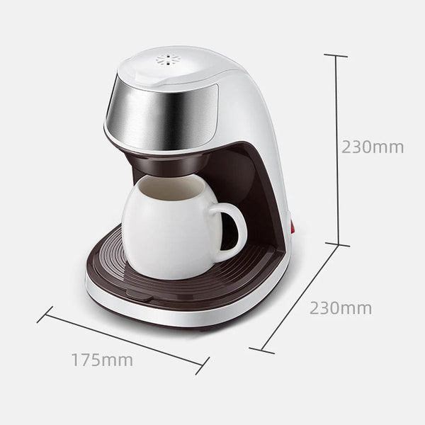 Planet Gates Mini Electric Drip Coffee Maker American Drip Coffee Maker One Button Operation Coffee Maker Coffee Tools
