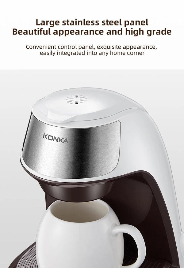 Planet Gates Mini Electric Drip Coffee Maker American Drip Coffee Maker One Button Operation Coffee Maker Coffee Tools