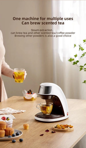 Planet Gates Mini Electric Drip Coffee Maker American Drip Coffee Maker One Button Operation Coffee Maker Coffee Tools