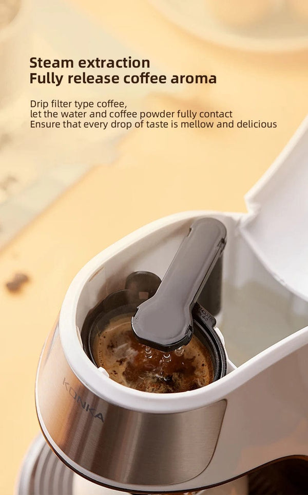 Planet Gates Mini Electric Drip Coffee Maker American Drip Coffee Maker One Button Operation Coffee Maker Coffee Tools