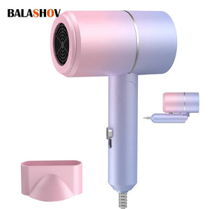 Planet Gates MIni Folding Hairdryer 220V-240V 750W with Carrying Bag Hot Air Anion Hair Care for Home Travel Hair Dryer Dormitory Blow Drier