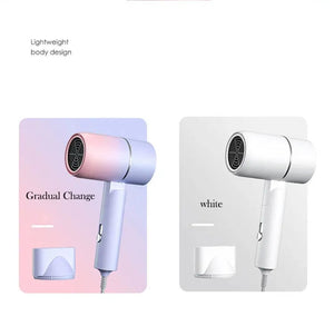 Planet Gates MIni Folding Hairdryer 220V-240V 750W with Carrying Bag Hot Air Anion Hair Care for Home Travel Hair Dryer Dormitory Blow Drier