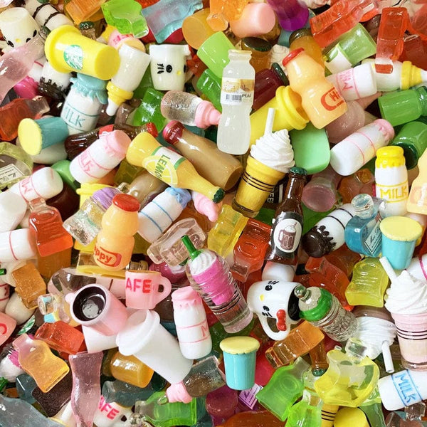 Planet Gates Mini Food Drinks Barbies Accessories Miniature items Fit For 1:12 Doll House Kitchen Ornaments Dolls Party Drink Baby Toys Gifts