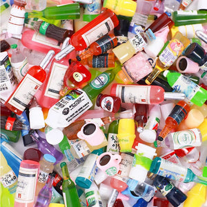 Planet Gates Mini Food Drinks Barbies Accessories Miniature items Fit For 1:12 Doll House Kitchen Ornaments Dolls Party Drink Baby Toys Gifts