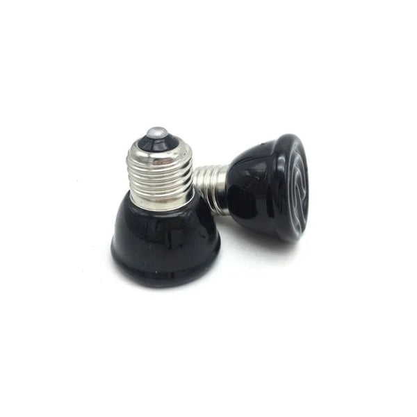 Planet Gates Mini Infrared Ceramic Heating Lamp, Heat Emitter Light Bulb, Pet Reptile, Tortoise Terrapin, Small Pets, 20W, 40W, 60W, 80W