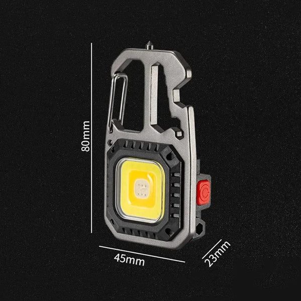 Planet Gates Mini LED Flashlight Portable Work Light Pocket Keychains Flashlight USB Rechargeable For Outdoor Camping Small Lights