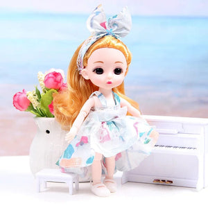 Planet Gates Mini multi-joint Molly girl doll 17 cm changeable constant tide confused Barbie doll