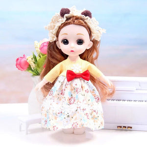 Planet Gates Mini multi-joint Molly girl doll 17 cm changeable constant tide confused Barbie doll