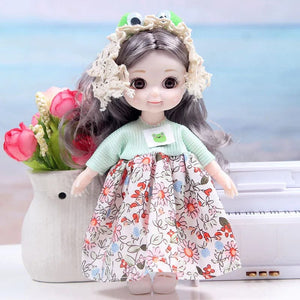 Planet Gates Mini multi-joint Molly girl doll 17 cm changeable constant tide confused Barbie doll
