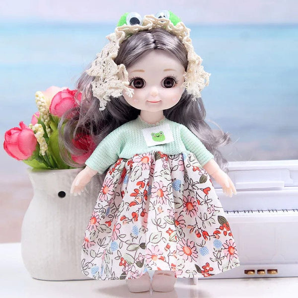 Planet Gates Mini multi-joint Molly girl doll 17 cm changeable constant tide confused Barbie doll
