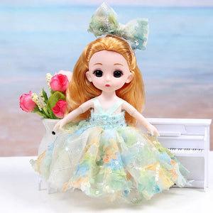 Planet Gates Mini multi-joint Molly girl doll 17 cm changeable constant tide confused Barbie doll