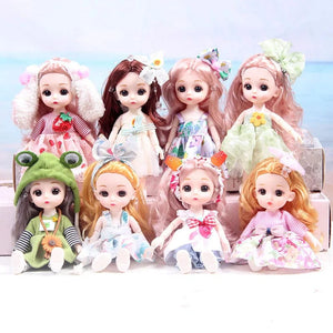 Planet Gates Mini multi-joint Molly girl doll 17 cm changeable constant tide confused Barbie doll