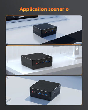 Planet Gates Mini PC Computer Gaming AMD Ryzen7 5825U 4800H 5800H 4500U Pocket Dual HDMI LAN WIFI6 BT5.2 NUC Office Desk Computer DDR4 NVMe