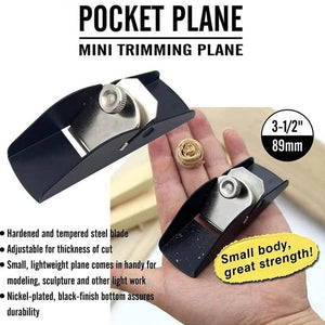 Planet Gates Mini Plane Wood Carpentry Tools Manual Carpenter Planer Aluminum Alloy Planer And Cutting Edge Portable Woodworking Hand Tools