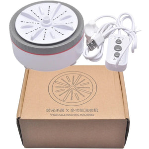 Planet Gates Mini Portable Washing Machines USB Rotating Turbo Fruit Kitchen Ultrasonic Dishwasher For Clothes Home Travel Remote Control 세탁기