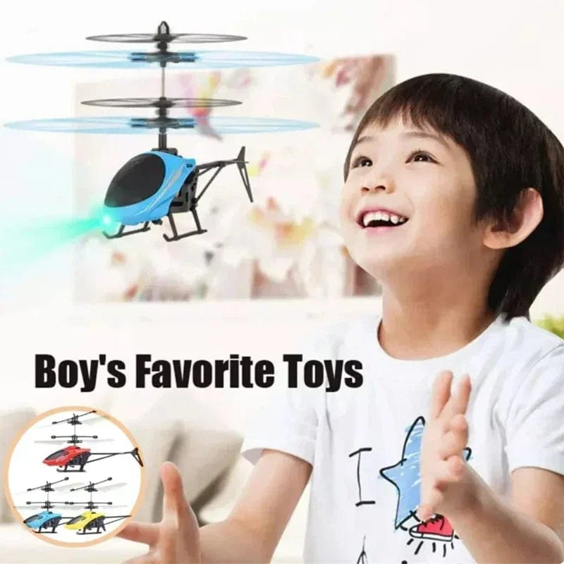 Planet Gates Mini RC Drone Rechargeable No Remote Control RC Helicopters Drone Toys Induction Hovering Safe Fall-resistant