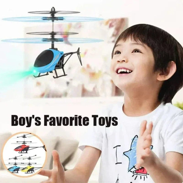 Planet Gates Mini RC Drone Rechargeable No Remote Control RC Helicopters Drone Toys Induction Hovering Safe Fall-resistant