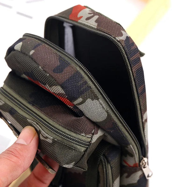 Planet Gates Mini schoolbag camouflage pencil case School stationery storage bag Military backpack pen case Boy pencil bag Student pen bag