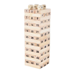 Planet Gates Mini size 54Pcs Building Blocks Toy Funny Mini Wooden Tower Hardwood Domino Stacker Extract Montessori Educational Game for Children Gifts