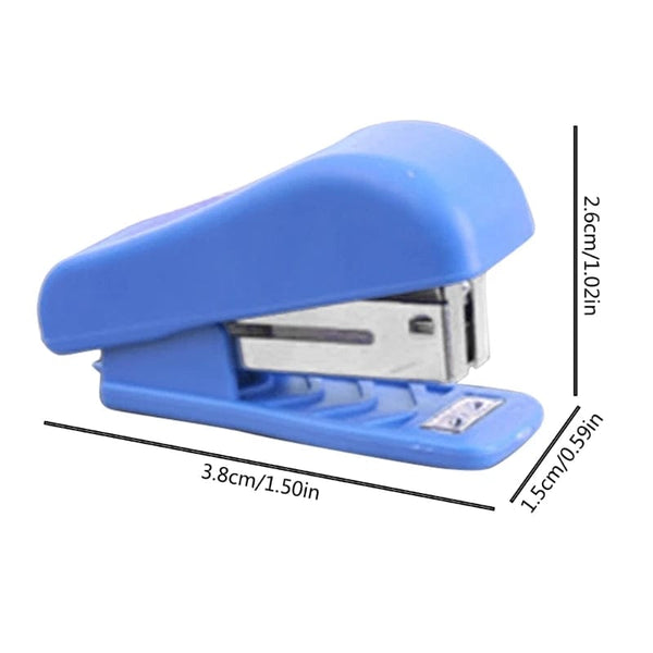 Planet Gates Mini Stapler Kit Portable Stapler Kawaii Office Supplies Accessories for Kids Students Built-in Staple Pins Remover