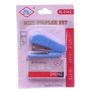 Planet Gates Mini Stapler Kit Portable Stapler Kawaii Office Supplies Accessories for Kids Students Built-in Staple Pins Remover