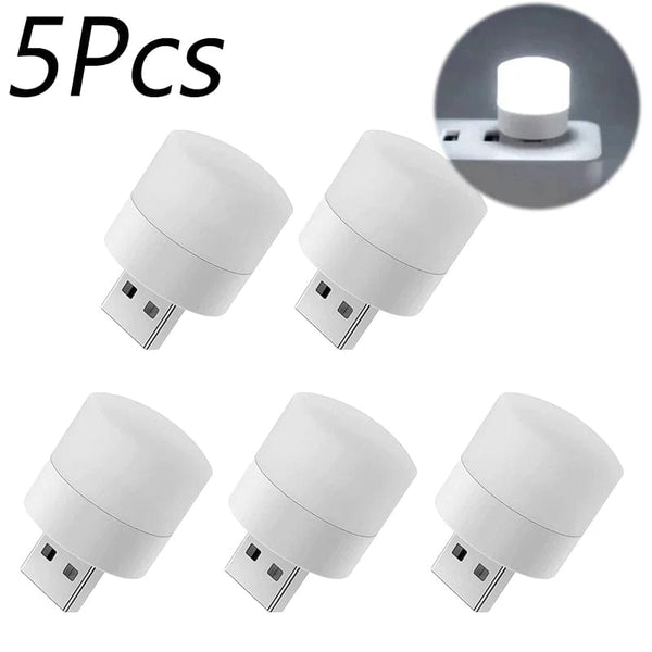 Planet Gates Mini USB Night Light Portable Car Signal Lights 5V 1W Eye Care Book Reading Bulbs Computer Mobile Power Charging LED Night Lamp
