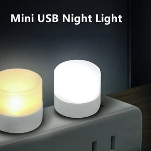 Planet Gates Mini USB Night Light Portable Car Signal Lights 5V 1W Eye Care Book Reading Bulbs Computer Mobile Power Charging LED Night Lamp