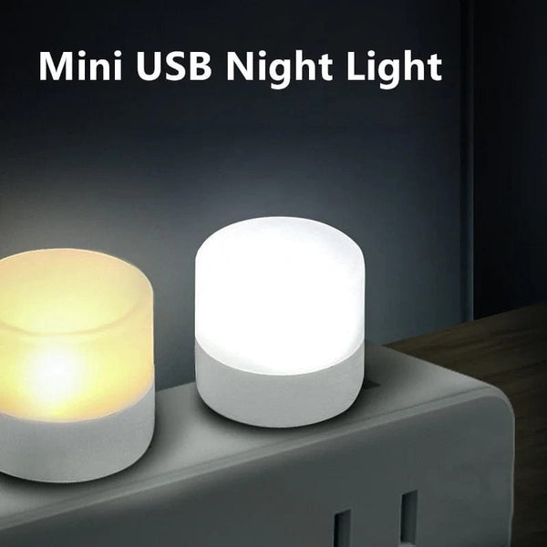 Planet Gates Mini USB Night Light Portable Car Signal Lights 5V 1W Eye Care Book Reading Bulbs Computer Mobile Power Charging LED Night Lamp