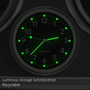 Planet Gates Mini Watch Mini Quartz Clock Light Emitting Electronic Clock Waterproof Bicycle Motorcycle Watch Dashboard Car Clock