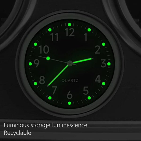 Planet Gates Mini Watch Mini Quartz Clock Light Emitting Electronic Clock Waterproof Bicycle Motorcycle Watch Dashboard Car Clock