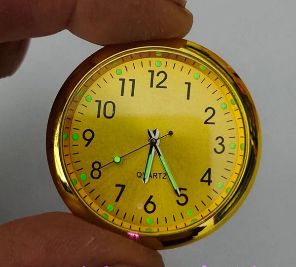 Planet Gates Mini Watch Mini Quartz Clock Light Emitting Electronic Clock Waterproof Bicycle Motorcycle Watch Dashboard Car Clock