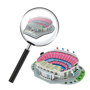 Planet Gates Miniature Football Field 3D DIY Puzzle World Famous Stadiums Models Football Game Peripheral Toys Fans Birthday Toys Gifts DDJ