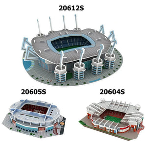 Planet Gates Miniature Football Field 3D DIY Puzzle World Famous Stadiums Models Football Game Peripheral Toys Fans Birthday Toys Gifts DDJ