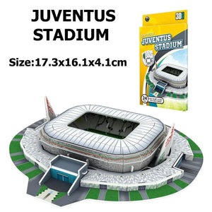 Planet Gates Miniature Football Field 3D DIY Puzzle World Famous Stadiums Models Football Game Peripheral Toys Fans Birthday Toys Gifts DDJ